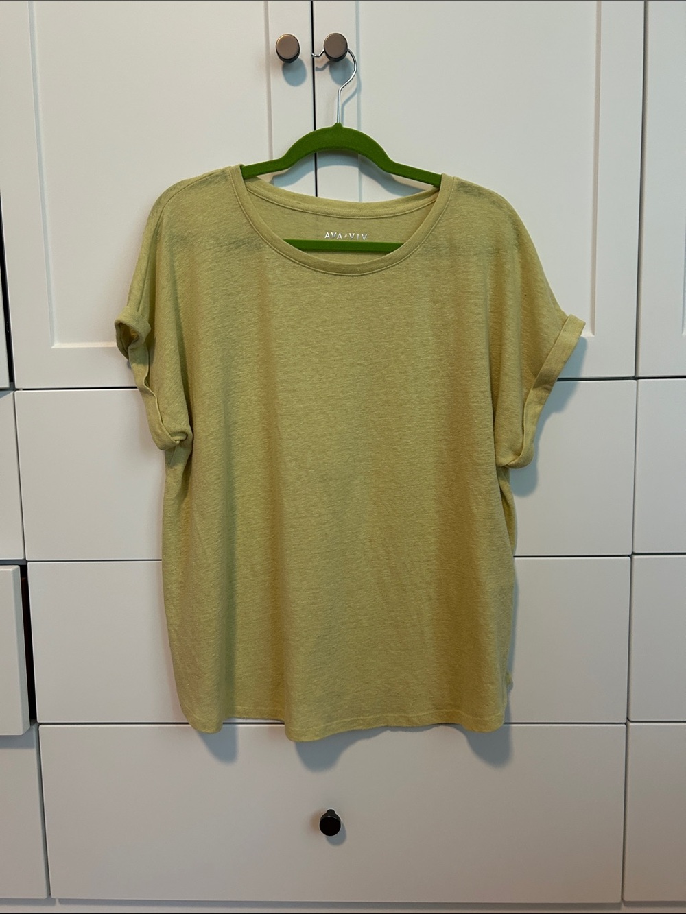 Ava & Viv Pear Short Sleeve Tee